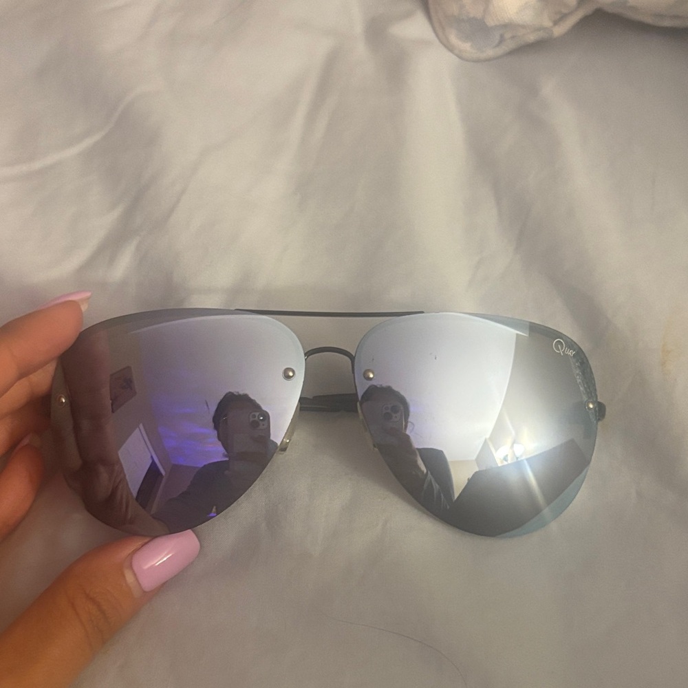 Quay Australia Reflective Silver Sunglasses